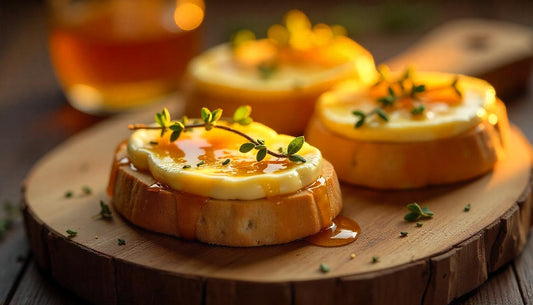 Goat Cheese & Honey Crostini