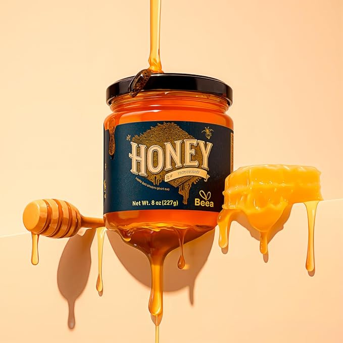 Premium Honey + FREE Wood Dipper